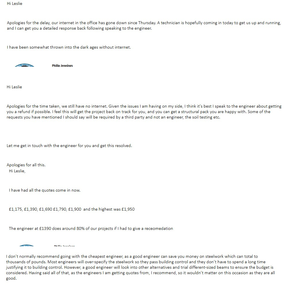 freedom homes email evidence